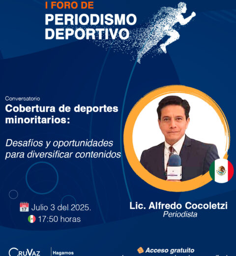 Diversificar el periodismo deportivo comienza con visibilizar lo que otros no cubren: Alfredo Cocoletzi