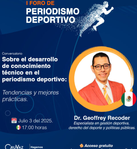 El periodista deportivo debe comunicar con conocimiento y conciencia: Dr. Geoffrey Recoder